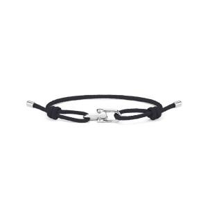 Pulsera Pig&Hen Daunting Dean acero nylon azulmarino - P53-163000