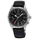Reloj Seiko Alpinist GMT cal.6R54 automatico 39,5mm de diametro de caja correa de piel negra - SPB379J1