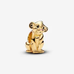 Charm Pandora Disney Rei Lleo plata xapat - 763376C01