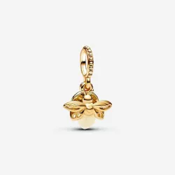 Charm Pandora plata baño oro 14k luciernaga - 769352C01