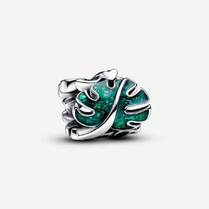 Charm Pandora plata hojas Monstera - 793332C01