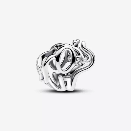 Charm Pandora elefant plata zircon - 793345C01