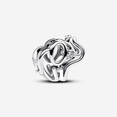 Charm Pandora elefante plata circon - 793345C01