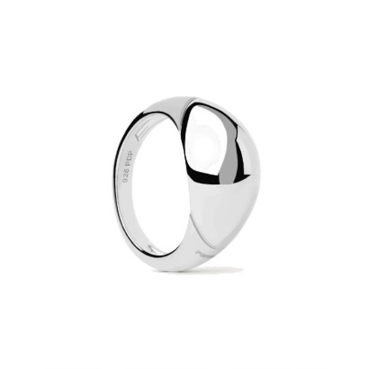 Anillo Pdpaola Bamboo plata - AN02-B24