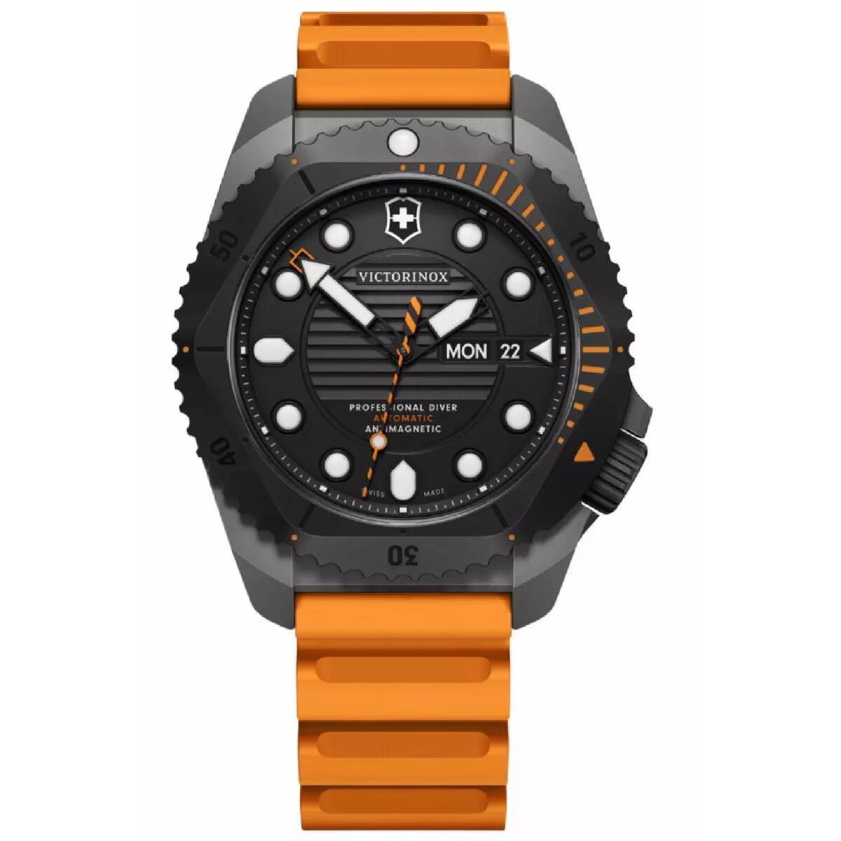 Reloj Victorinox Dive Pro automatico titanio correa caucho - V241996