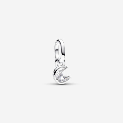 Charm Pandora plata zircon lluna - 793364C01