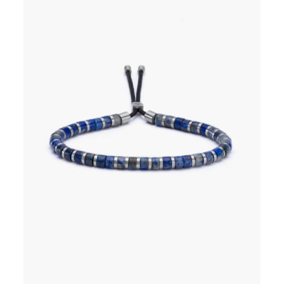 Polsera Pig&Hen Brontide 4 acer negre ajustable - P48-163000S