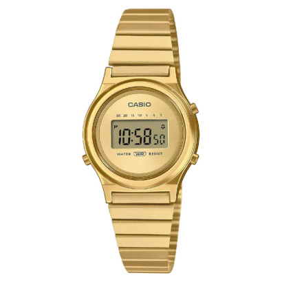 Reloj Casio digital 26mm de diametro de caja acero chapado - LA700WEG-9AEF