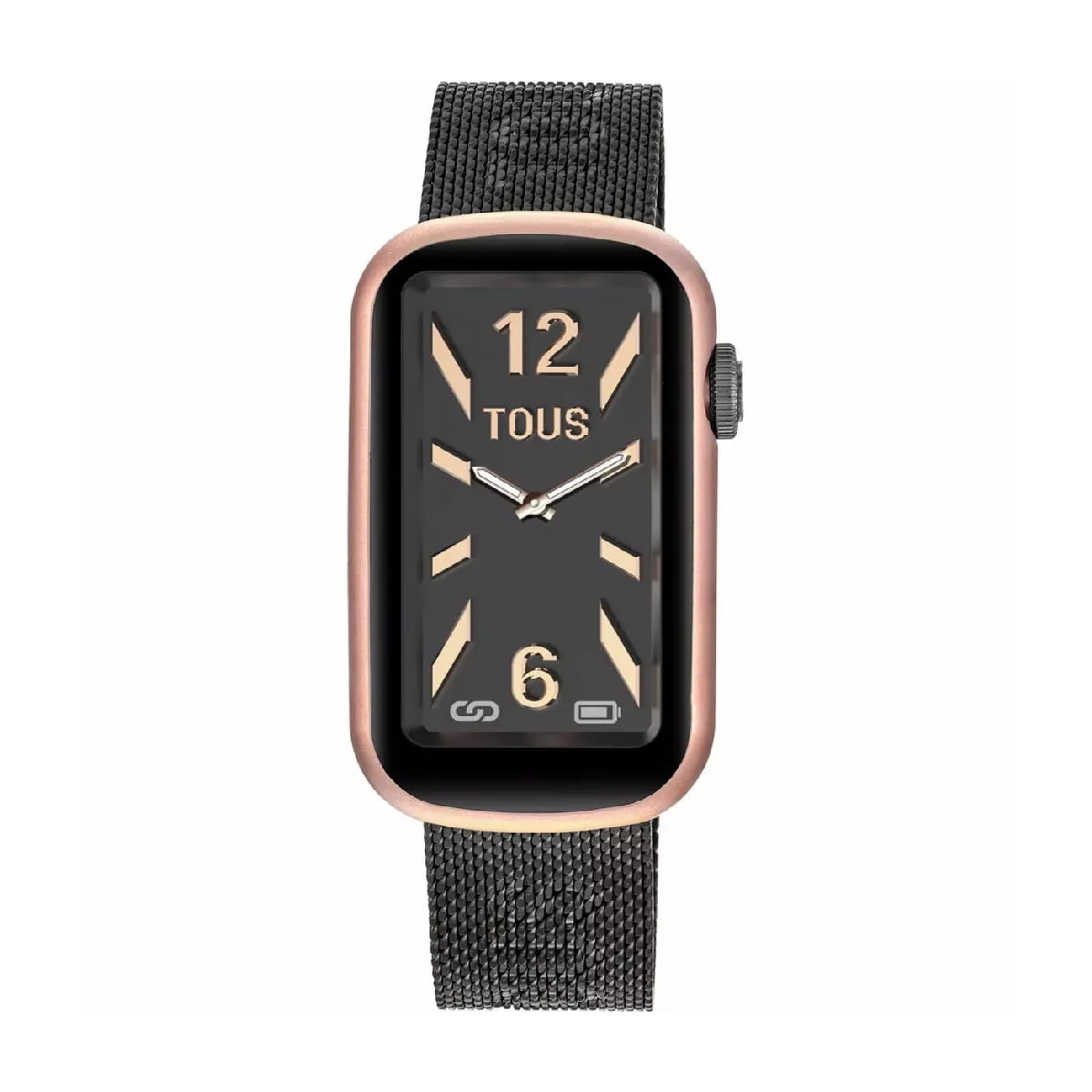 Rellotge Tous To T-Band caixa alumini rose cadena acer negra - 3000132300