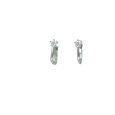 Arracades or blanc brillants flor - BR2317P