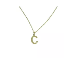 Penjoll or groc lletra C i brillant - BR2277-1C-25