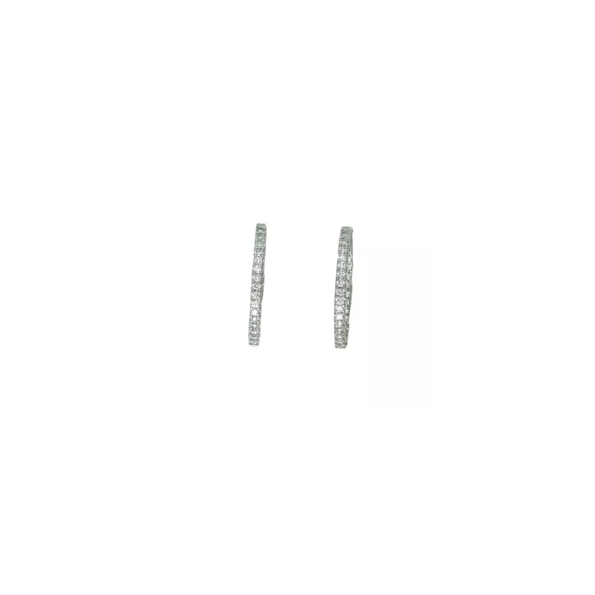 Arracades or blanc 0.66k brillants criolles - B50-2