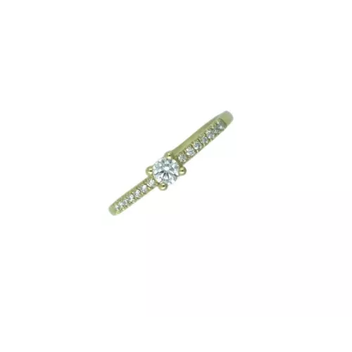 Anell or groc 0.20k brillants 1+14brill. - AS14-2