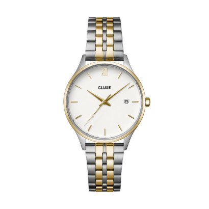 Reloj Cluse Minute diametro de caja 34mm acero-chapado - CW14302