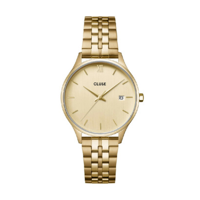 Reloj Cluse Date diametro de caja 32mm chapado - CW14301