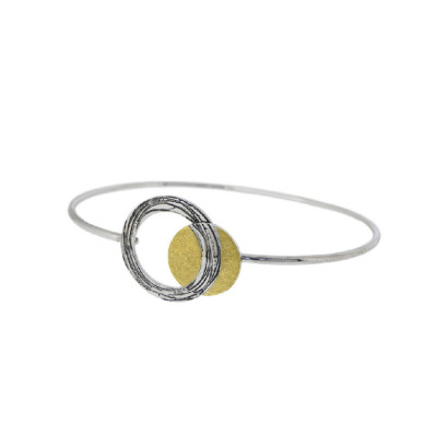 Pulsera Miquel Sarda plata oro - 23036