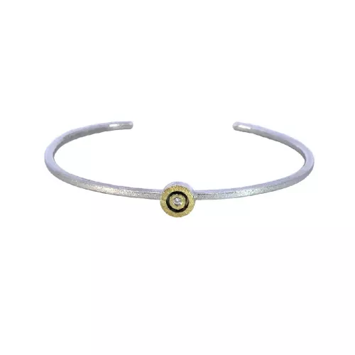 Polsera Miquel Sarda plata or i brillant - 24085