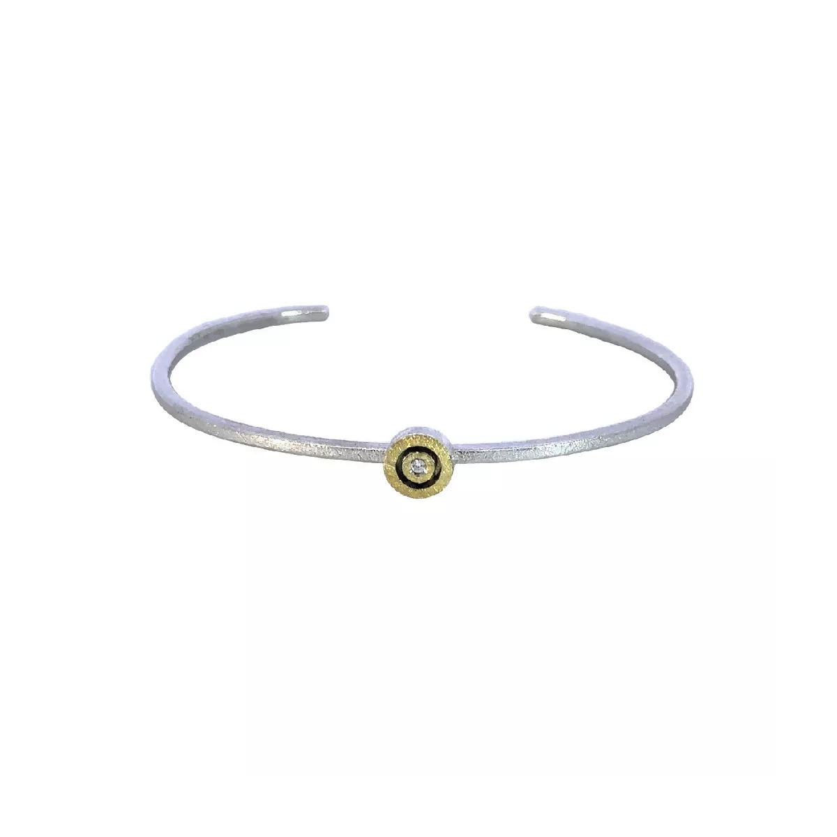 Polsera Miquel Sarda plata or i brillant - 24085