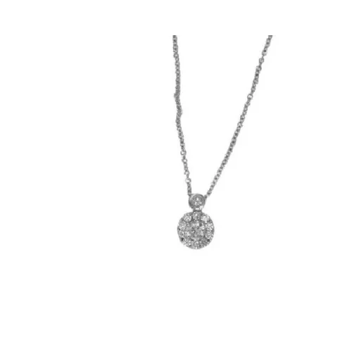 Penjoll or blanc i brillants 0.31k+0.18k - V-3326/CL/G