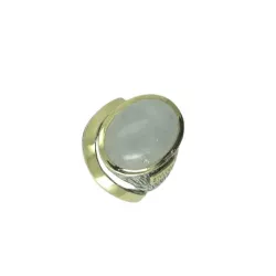 Anell G.Styliano plata or i pedra lluna - ASP1487