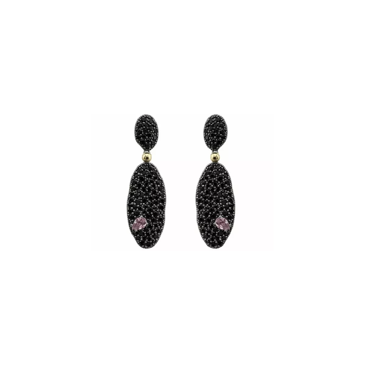 Arracades Bohemme plata espineles zircon - 7PUA2402EPI