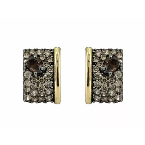 Arracades Bohemme plata zircon xampany - 7PUA2404E