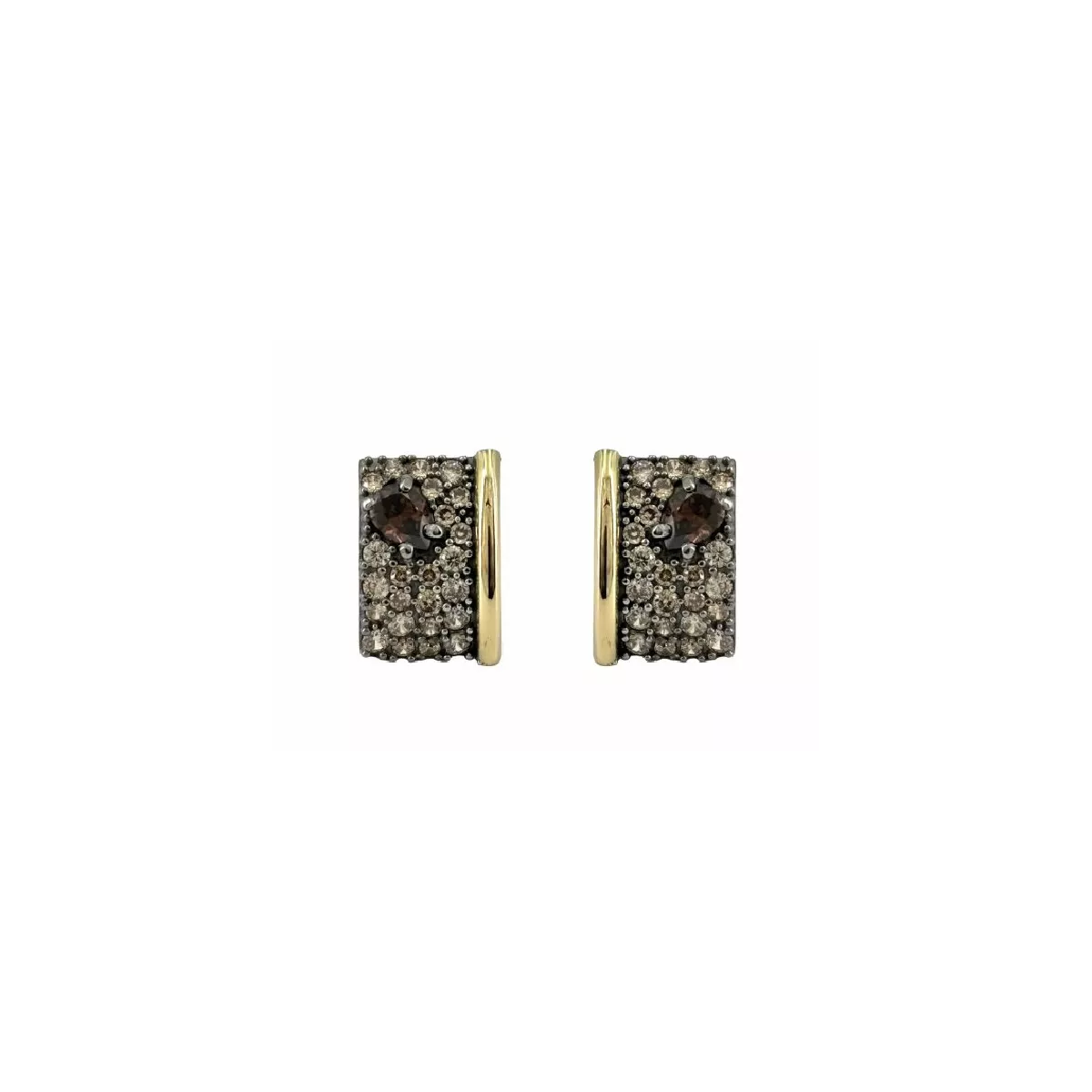 Arracades Bohemme plata zircon xampany - 7PUA2404E