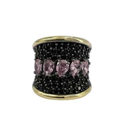 Anillo Bohemme plata espinela circon rosa - 7PUA2405RP00