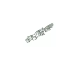 Anillo oro blanco 0.445k brillantes - BR2540-1S