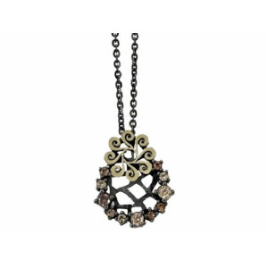 Penjoll Bohemme plata or zircon xampany - 7DRM2402P42