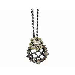 Penjoll Bohemme plata or zircon xampany - 7DRM2402P42