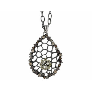 Penjoll Bohemme plata or zircon xampany - 7DRM2408P60