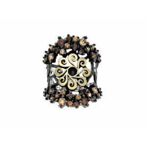 Anell Bohemme plata or i zircon xampany - 7DRM2402R00