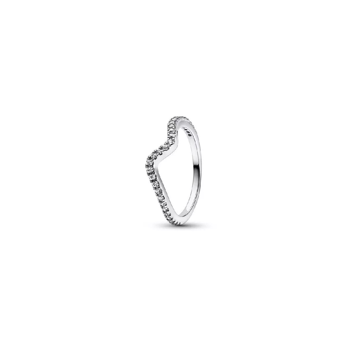 Anell Pandora plata zircon onda - 192539C01