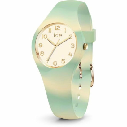 Reloj Ice Tie and Dye 29mm silicona verde i blanco 100m water resistant  - 022595