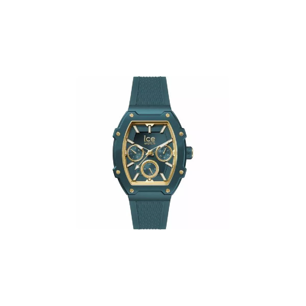 Rellotge Ice Boliday verd dorat 35mm silicona 50m water resistant - 023805