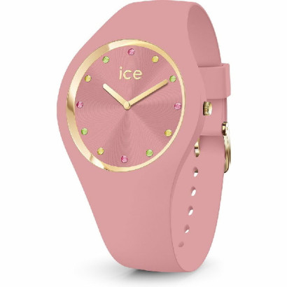 Reloj Ice Cosmos rosa 37mm correa silicona 100m water resistant - 022359