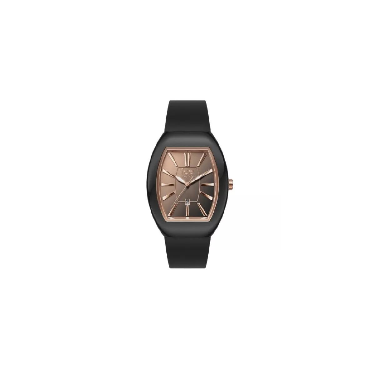 Rellotge Ice Boliday negre 36mm corretja silicona - 024032