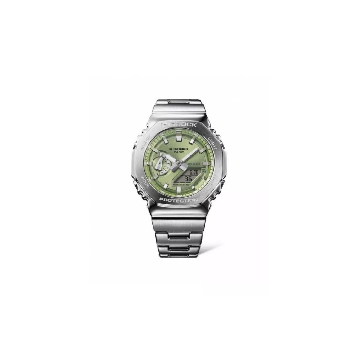 Reloj Casio G-shock analogico digital 43mm de diametro de caja 200m watrer resistant acero - GM-2110D-3AER