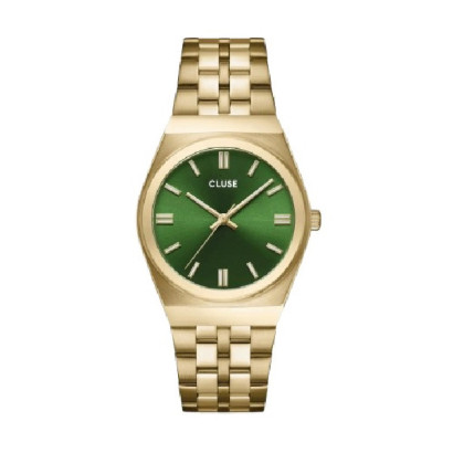 Reloj Cluse Retro 70's esfera verde chapado - CW35105