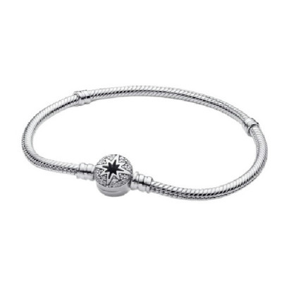 Pulsera Pandora plata cierre estrella circon - 593584C01