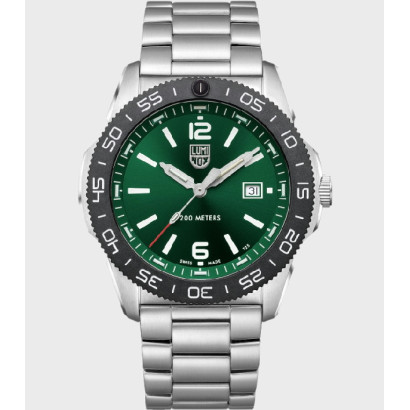Reloj Luminox Pacific Diver swiss esfera verde 44mm diametro de caja 200m water resistant cristal zafiro  - XS.3137