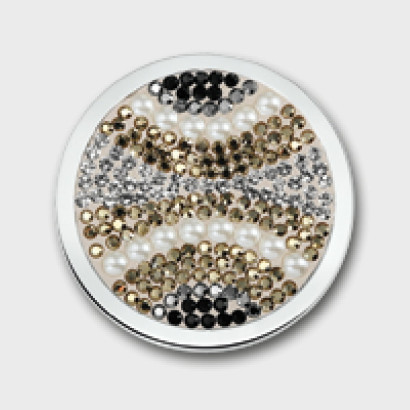 Mi moneda suave metallic pearls swarovski mida l - M-SW-SU-35-L