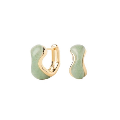 Arracades Pdpaola plata xapada venturina - AR01-D59-U