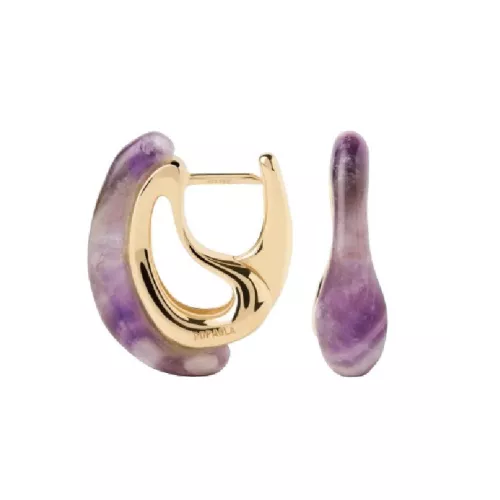 Arracades Pdpaola plata xapada amatista - AR01-D50-U