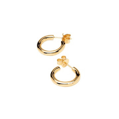 Arracades Pdpaula Medium Cloud plata bany or 18k - AR01-377-U