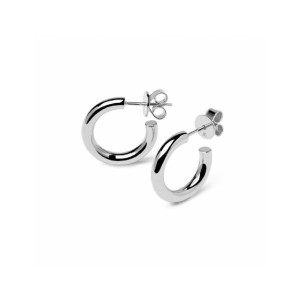 Pendientes Pdpaula Medium Cloud plata - AR02-377-U