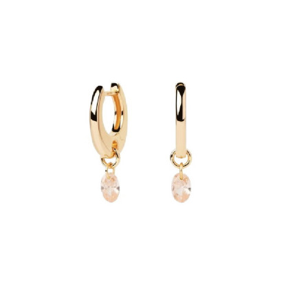 Arracades Pdpaola Peach Lily plata xapada - AR01-B93-U