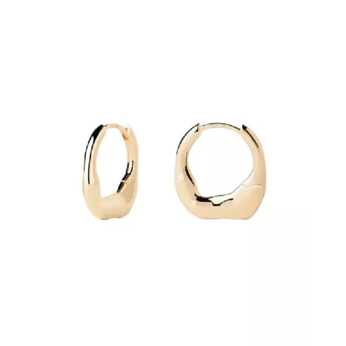 Arracades Pdpaola Mini Magma plata xapada - AR01-C27-U