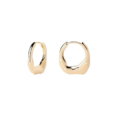 Arracades Pdpaola Mini Magma plata xapada - AR01-C27-U